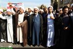 حضور رییس و مسؤلان دفتر تبلیغات اسلامی اصفهان در راهپیمایی یوم الله 13 آبان