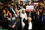 حضور رییس و مسؤلان دفتر تبلیغات اسلامی اصفهان در راهپیمایی یوم الله 13 آبان