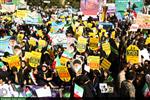 حضور رییس و مسؤلان دفتر تبلیغات اسلامی اصفهان در راهپیمایی یوم الله 13 آبان